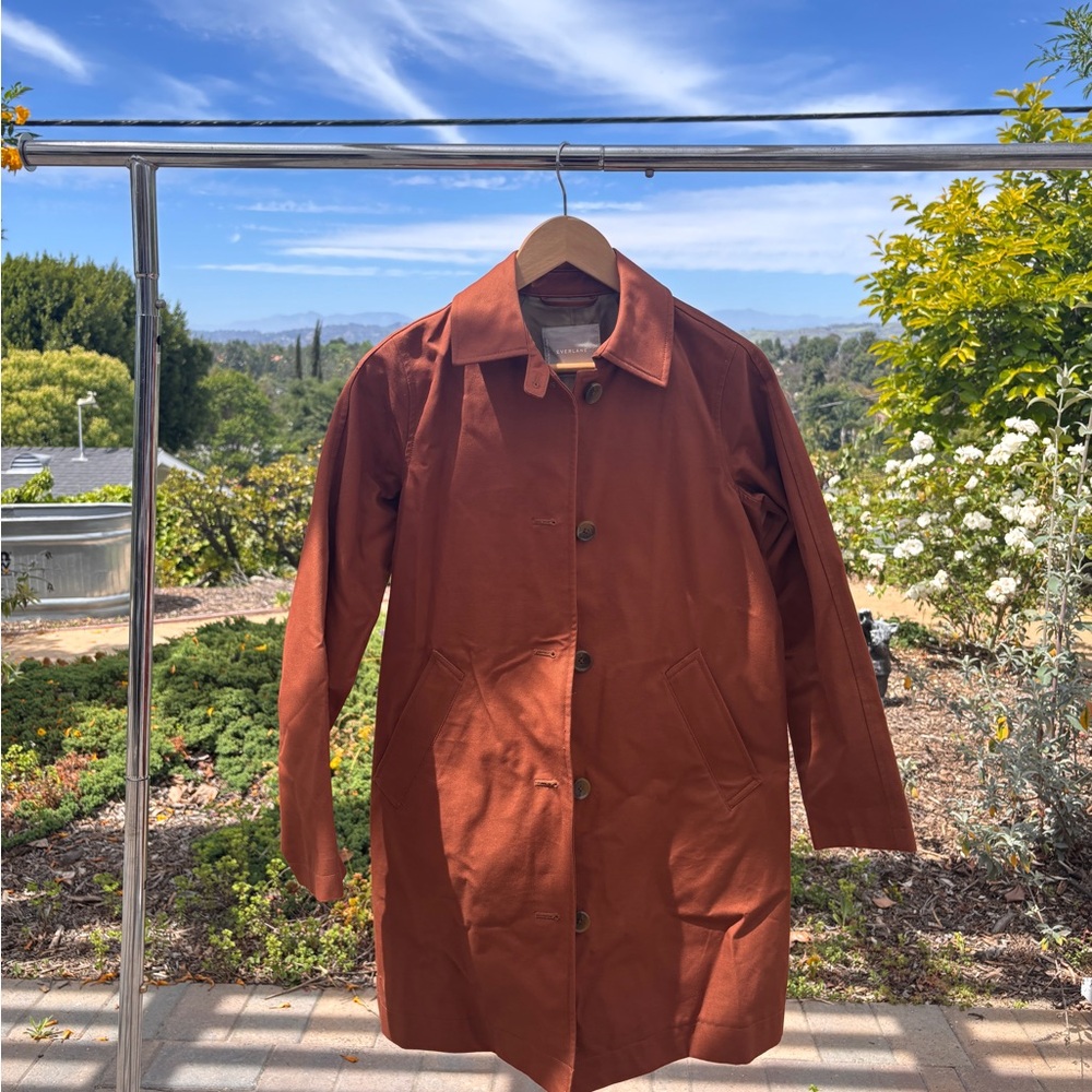 Everlane Brown Trench Coat Classic Design